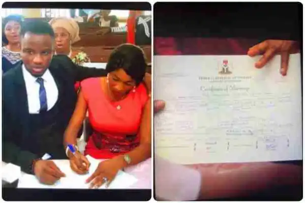 #BBNaija: Marriage Photos of Housemate Dee-One Surfaces Online